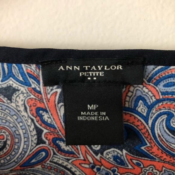 Ann Taylor Paisley Blouse - Picture 3 of 5